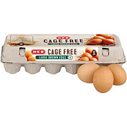 H-E-B Grade AA Cage Free Large Brown Eggs