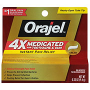 Orajel 4x Medicated Toothache & Gum Instant Pain Relief Cream