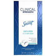 Secret Clinical Strength Soft Solid Antiperspirant And Deodorant, Light & Fresh,