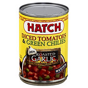 Hatch Diced Tomatoes and Green Chilies with Roasted Garlic Medium