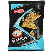 H-E-B Zesty Ranch Flavored Tortilla Chips