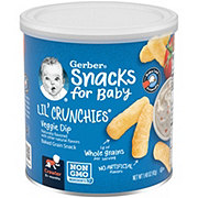 Gerber Snacks for Baby Lil' Crunchies - Veggie Dip