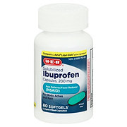 H-E-B H-E-B Ibuprofen Fever & Pain Relief Softgels – 200 mg