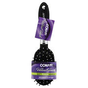 Conair Velvet Touch Soft Touch Handle Detangle & Style Brush