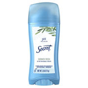Secret 24 Hr Invisible Solid Antiperspirant Deodorant - Shower Fresh, 2.6 oz