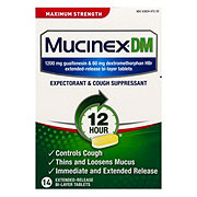 Mucinex DM 12 Hour Expectorant & Cough Suppressant Maximum Strength Tablets