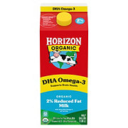 Horizon Organic 2% Reduced Fat Dha Omega-3 Milk, Half Gallon