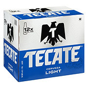 Tecate Light Beer 12 oz Bottles