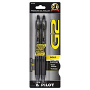 Pilot G2 1.0mm Retractable Gel Pens - Black Ink