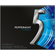 Wrigley's 5 Peppermint Cobalt Sugar Free Gum