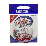 Eagle Claw Lazer Sharp Red Kahle Hook, Size 2/0 - Shop Fishing at H-E-B