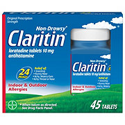Claritin Non-Drowsy 24 Hour Allergy Relief Tablets