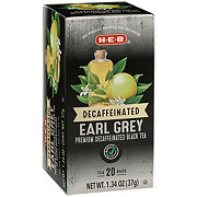 H-E-B Premium Decaffeinated Earl Grey Black Tea Bags