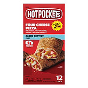 Hot Pockets 4 Cheese Pizza Frozen Sandwiches - Garlic Buttery Crust