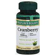 Nature's Bounty Cranberry Fruit 4200 mg Plus Vitamin C Softgels