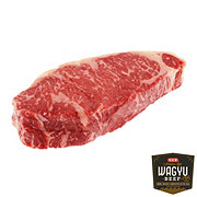 H-E-B American Style Wagyu Beef NY Strip Steak, Boneless