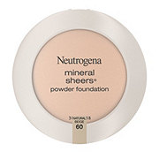 Neutrogena Mineral Sheers 60 Natural Beige Compact Powder Foundation