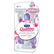 Schick Quattro For Women Sensitive Skin Disposable Razors