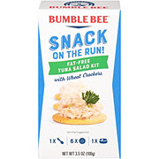 Bumble Bee Snack on the Run Fat Free Tuna Salad Kit with Wheat Crackers