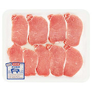 H-E-B Natural Pork Center Loin Chop Boneless Value Pack