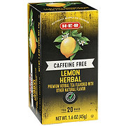 H-E-B Caffeine Free Lemon Herbal Tea Bags