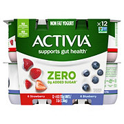Activia 50 Calories Strawberry & Blueberry Probiotic Yogurt