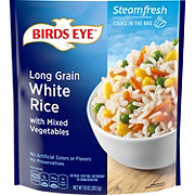 Birds Eye Frozen Steamfresh Long Grain White Rice & Mixed Vegetables
