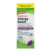 H-E-B Children’s Allergy Relief Cetirizine 24 Hour Liquid – Grape Flavor