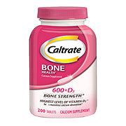 Caltrate Bone Health 600+D3 Calcium Supplement Tablets