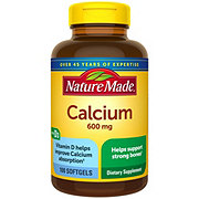 Nature Made Calcium 600 mg Liquid Softgels