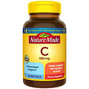 Nature Made Vitamin C 500 mg Liquid Softgels