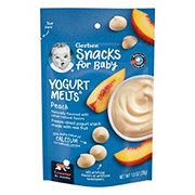 Gerber Snacks for Baby Yogurt Melts - Peach
