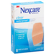 Nexcare Waterproof Knee And Elbow Clear Bandages