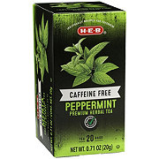 H-E-B Caffeine-Free Peppermint Herbal Tea Bags