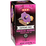 H-E-B Caffeine Free Hibiscus Herbal Tea Bags