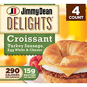 Jimmy Dean Delights Turkey Sausage, Egg White & Cheese Croissant Sandwiches