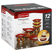 Rubbermaid Premier Food Storage Containers, 12Pc