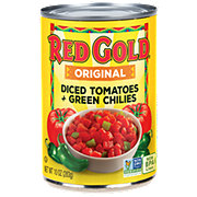 Red Gold Original Diced Tomatoes & Green Chilies
