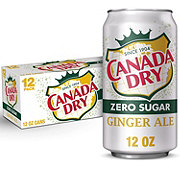 Canada Dry Diet Ginger Ale 12 oz Cans