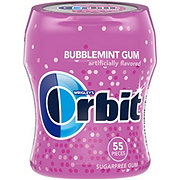 Orbit Bubblemint Sugar Free Chewing Gum Bottle