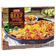 H-E-B Mexican-Style Beef Tortilla Frozen Meal