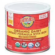 Earth's Best Organic Dairy Powder Infant Formula with Iron