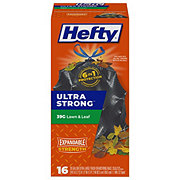 Hefty Strong Lawn & Leaf Trash Bags, 39 Gallon, 20 Count