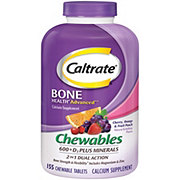 Caltrate 600+D3 Plus Minerals and Calcium Supplement Chewables