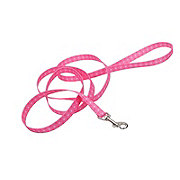 Coastal Pet Products 5/8 Inch Pink Polka Dot Leash