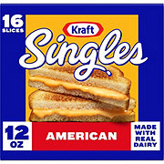 Kraft Singles American Sliced Cheese, 16 ct