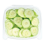 H-E-B Fresh Cut Cucumber Slices - Large