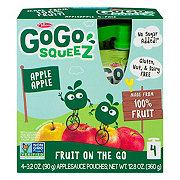 GoGo squeeZ Applesauce Pouches - Apple Apple
