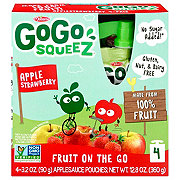 GoGo squeeZ Applesauce Pouches, Apple Strawberry
