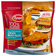 Tyson Fully Cooked Portioned Frozen Chicken Breast Fillets